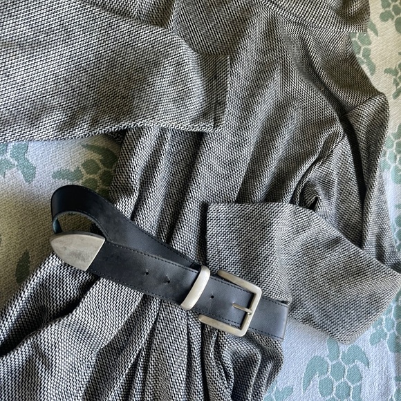 TJuniors dress size 3 knee length with belt VINTAGE - Picture 2 of 14